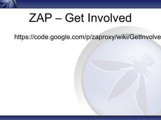 Practical Security Testing for Developers using OWASP ZAP at Dot Net ...