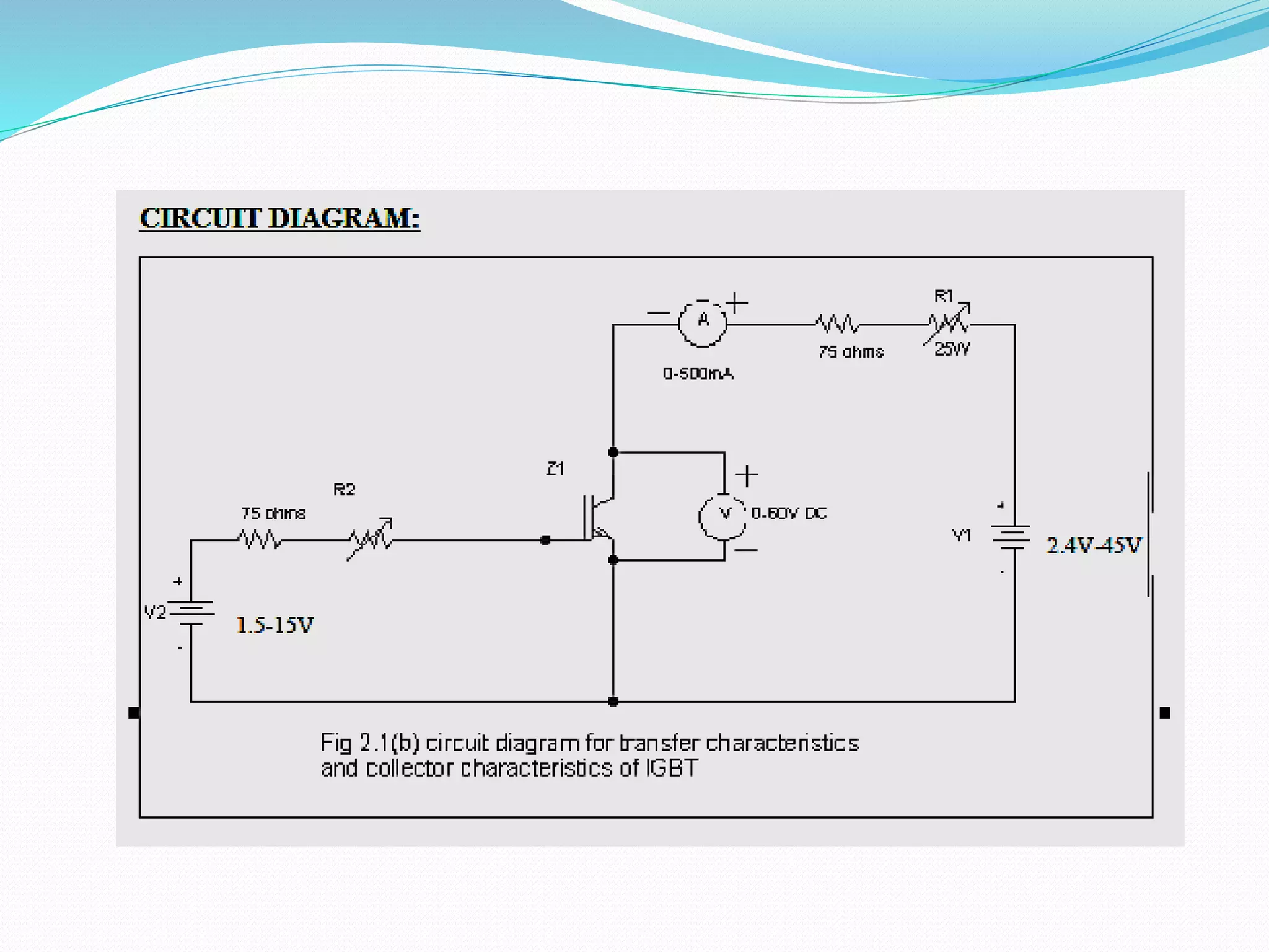 Practical setup of power electronics lab power semicondutor devices ...