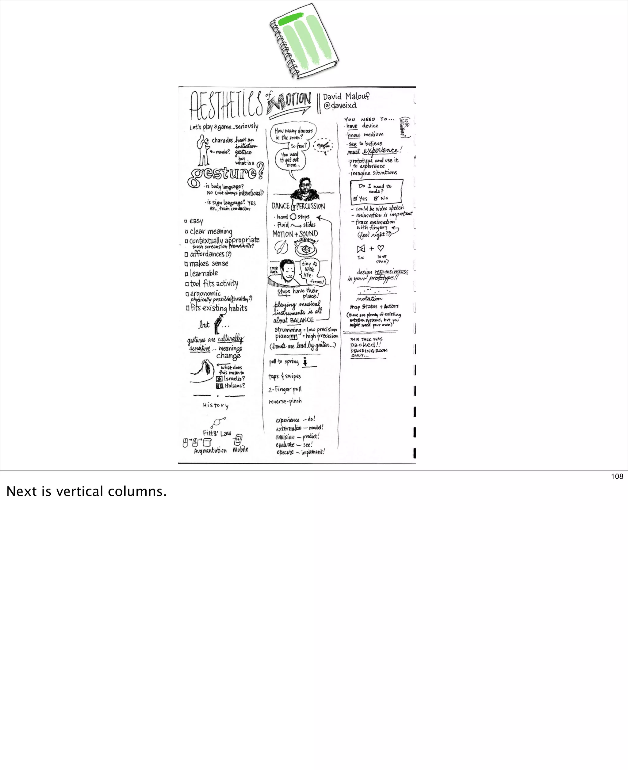 108

Next is vertical columns.

 