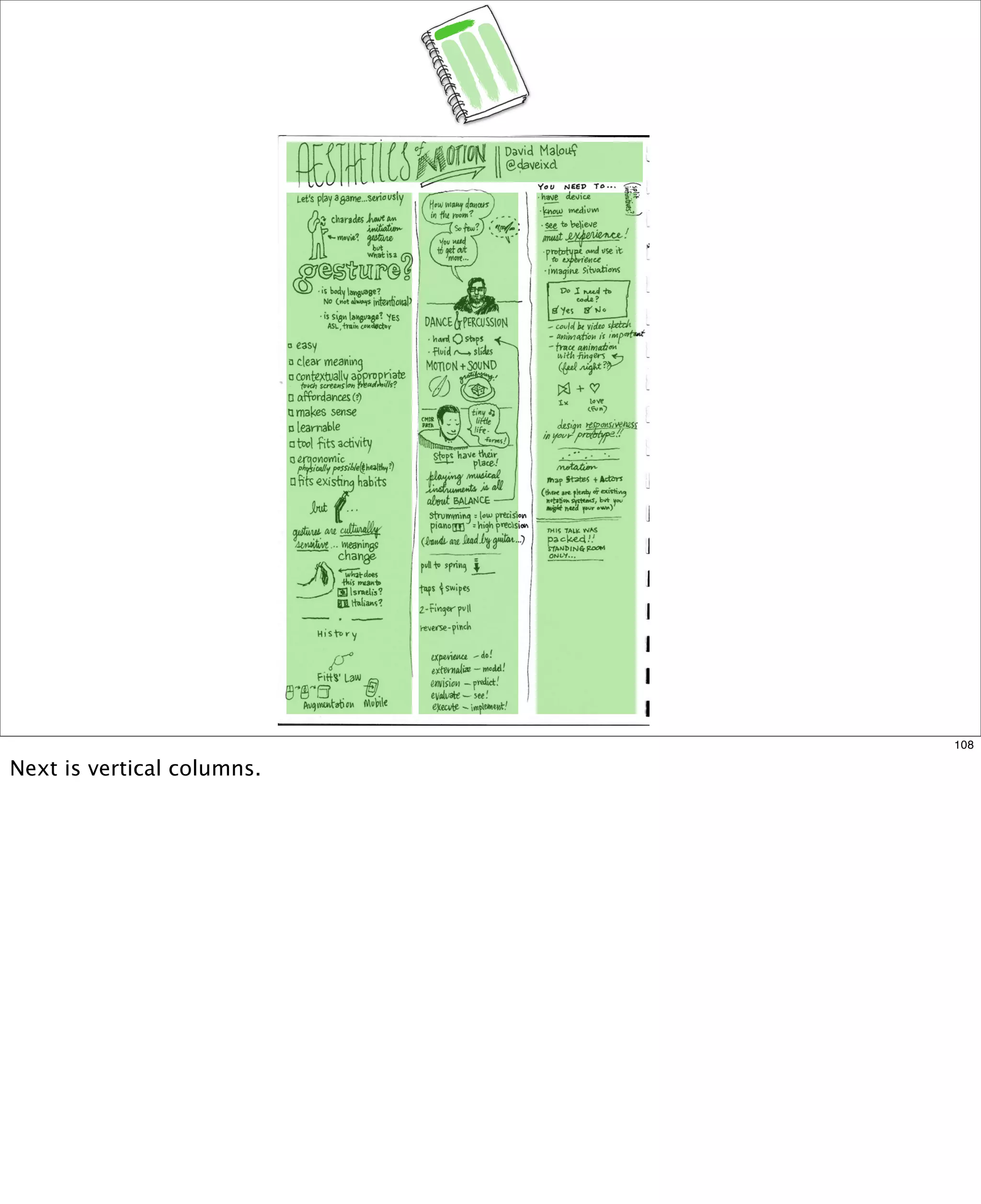 108

Next is vertical columns.

 