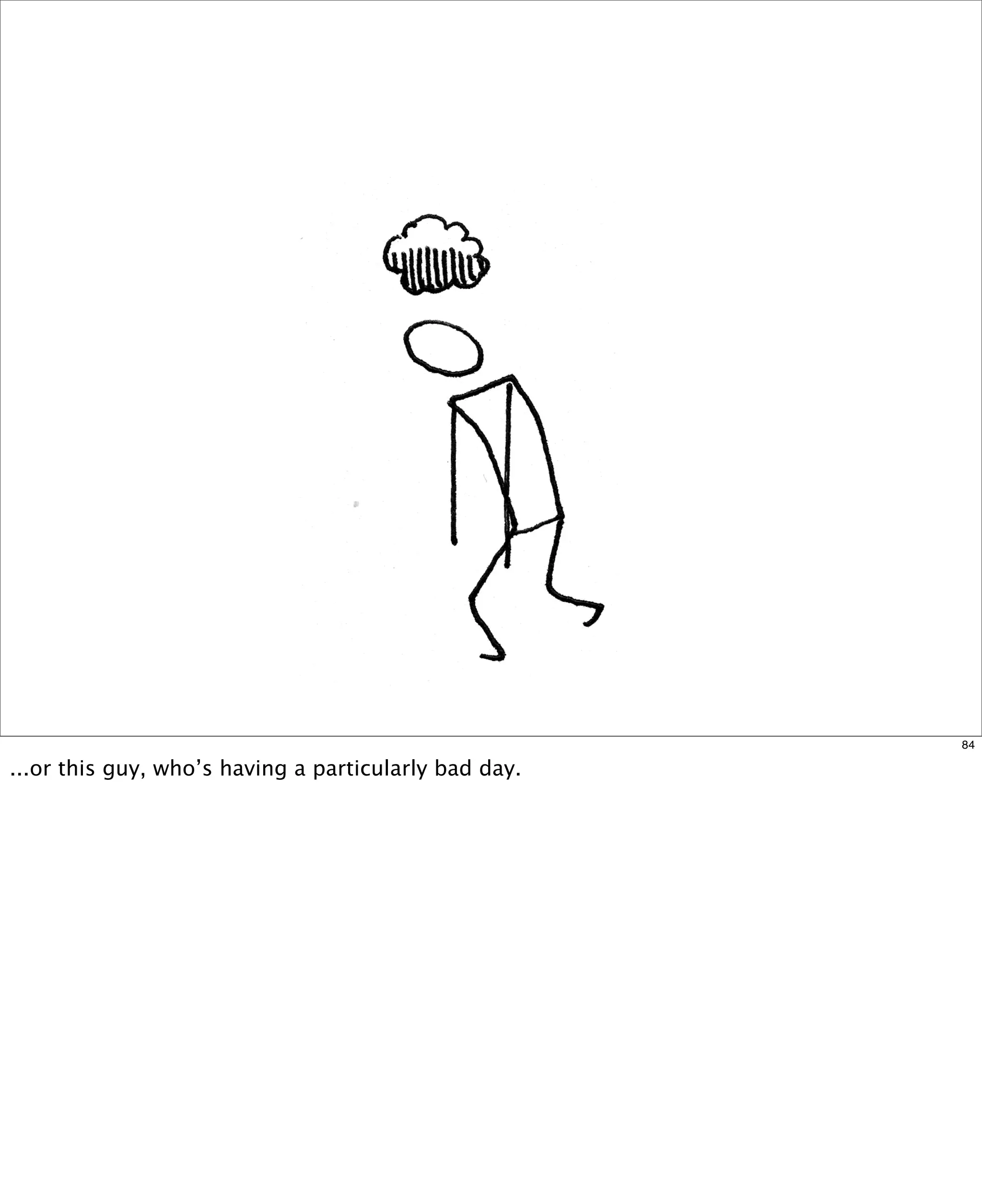 84

...or this guy, who’s having a particularly bad day.

 