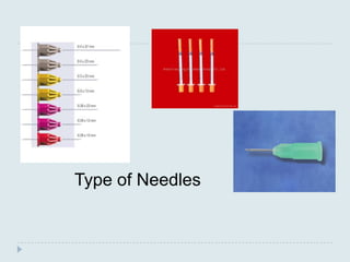 Type of Needles
 