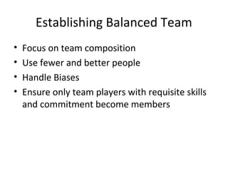 Practical Steps For Building High Performance Teams | PPT | Information ...
