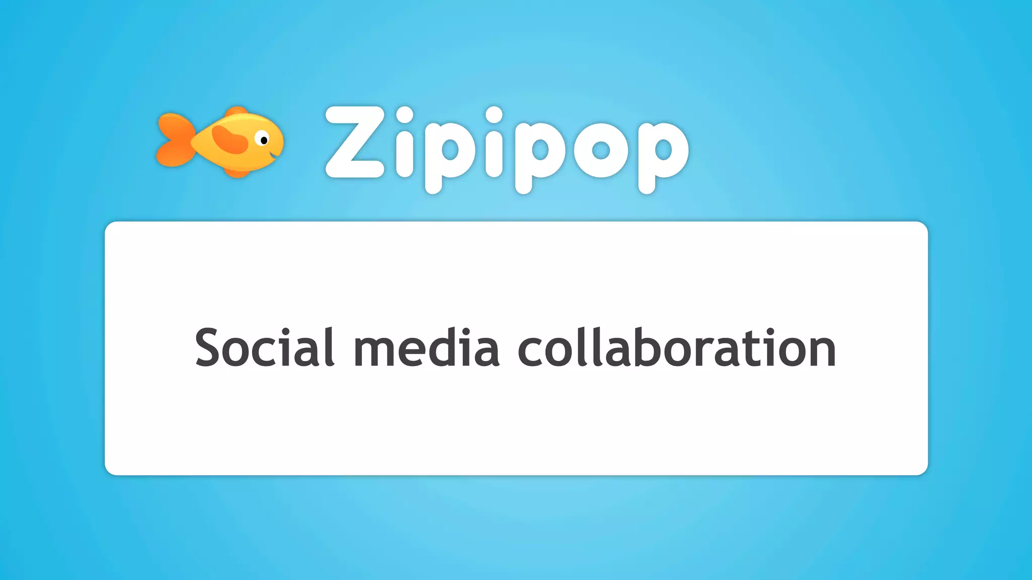 Social media collaboration
 