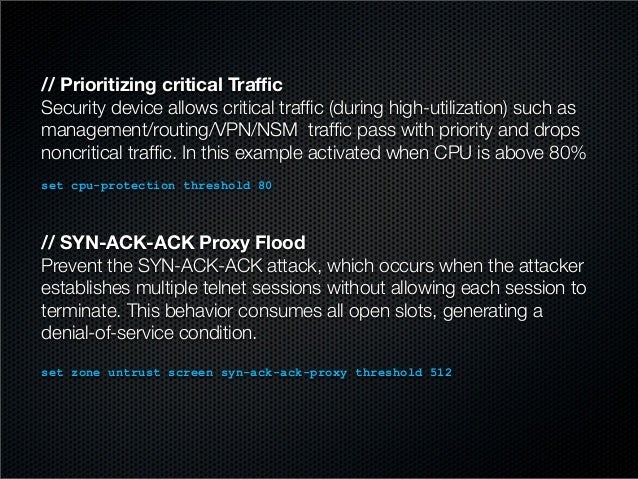 mitigate ddos attacks