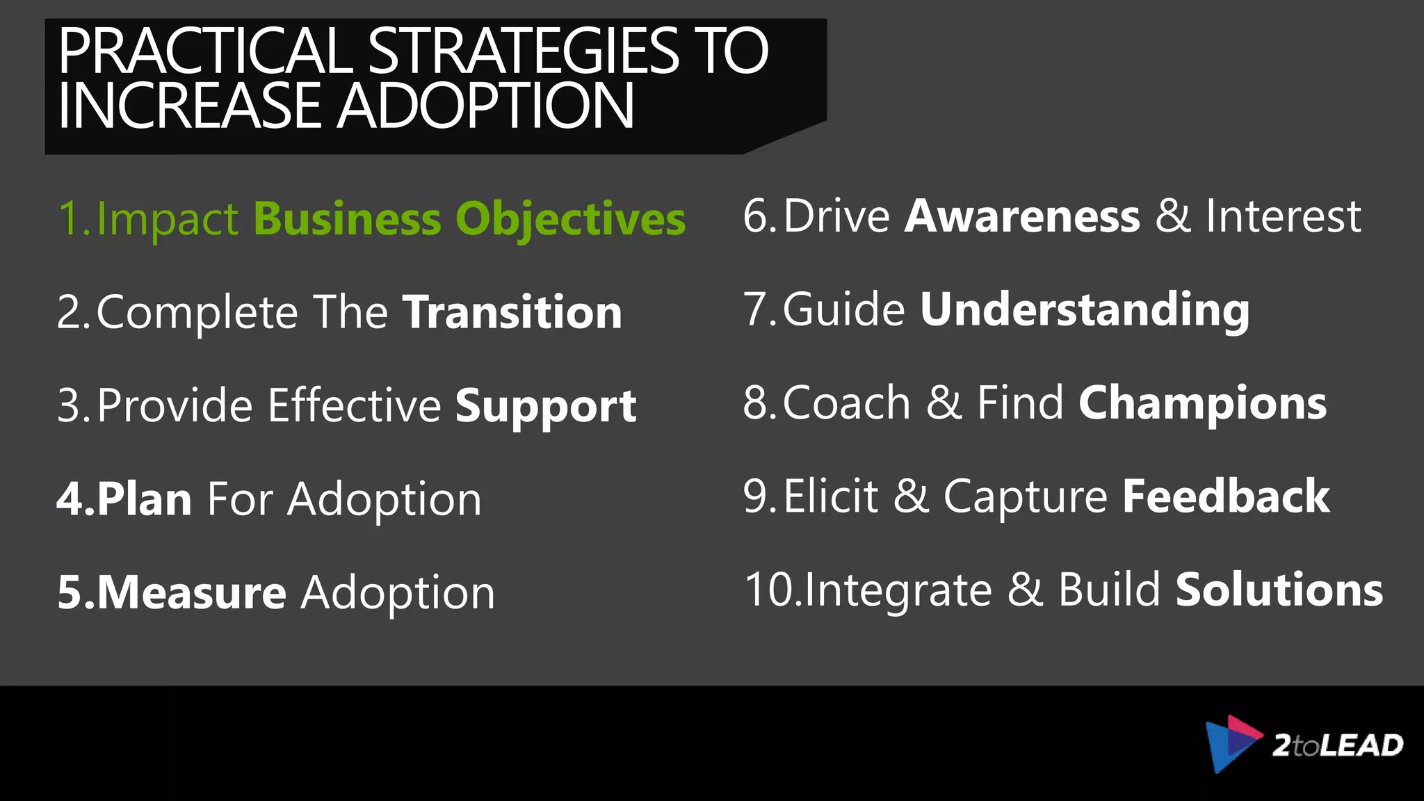 We would like to automate and imp e our
‘paper based ‘legal’ ‘contract mngmt’’
‘contract rvew processes. Specifically we would
like to ‘imprv request rspnse e’ by…
Break the objective down until you have S.M.A.R.T objectives.
 