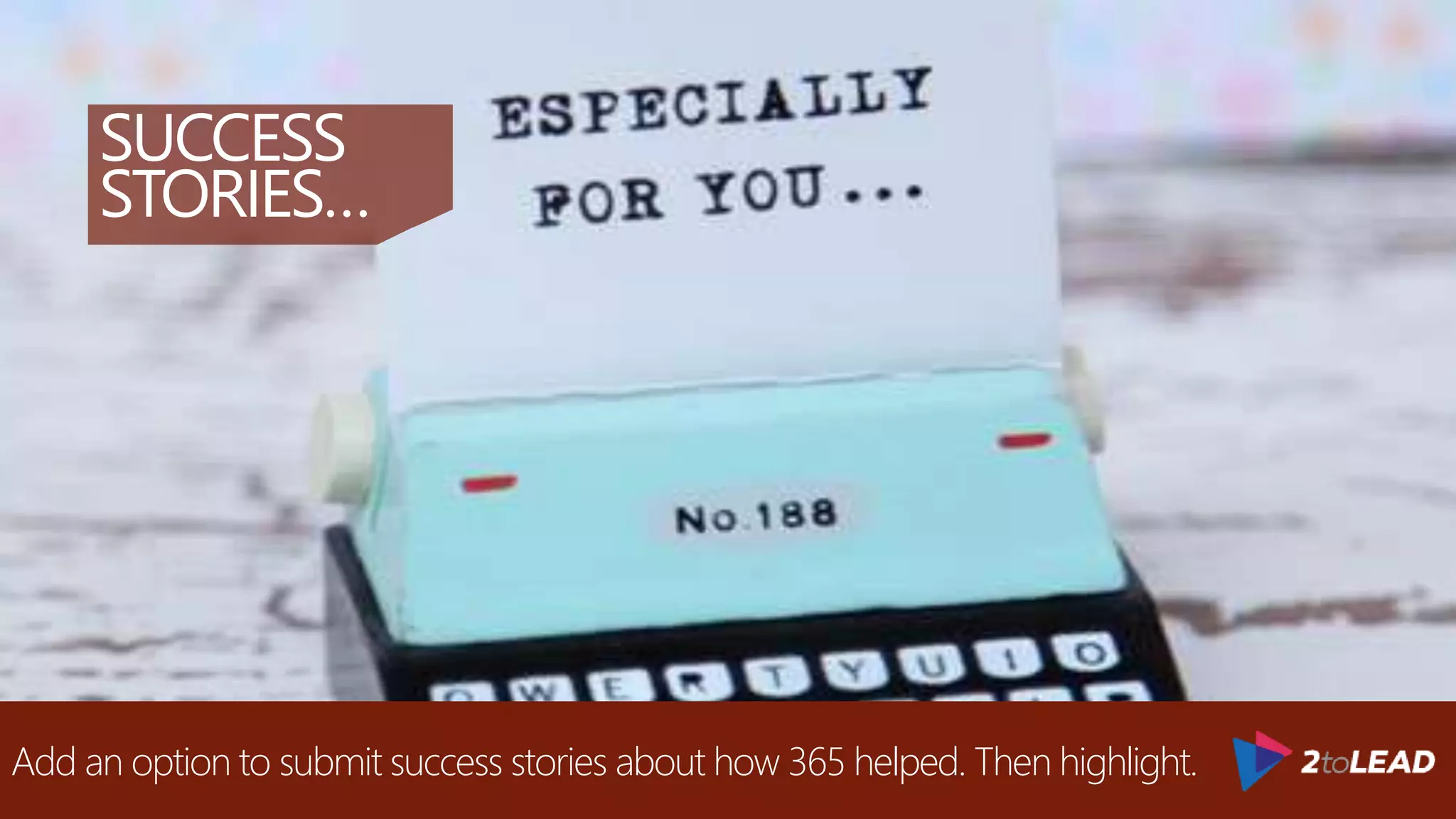 USABILITY
TESTING, DIARY
STUDY, CARD
SORTING…
Lots of design, info architecture, and feedback activities can improve adoption.
 