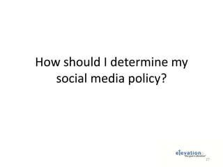 Why would anyone follow me in social media?22