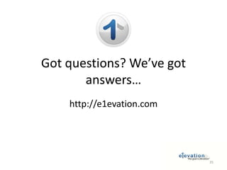 My approachListenPublishPromote30