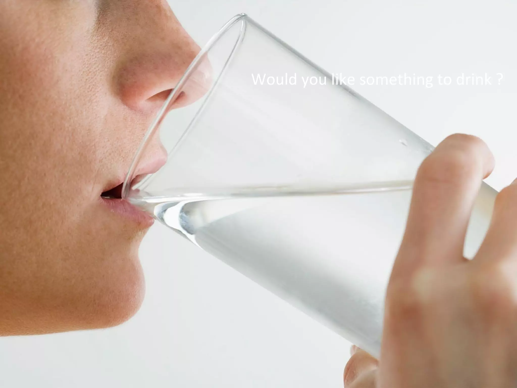 Joe McVeigh www.joemcveigh.org
Would you like something to drink ?
 