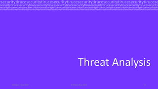 Practical Threat Analysis – Martin Russ