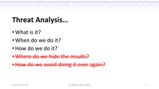 Practical Threat Analysis – Martin Russ