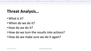 Practical Threat Analysis – Martin Russ