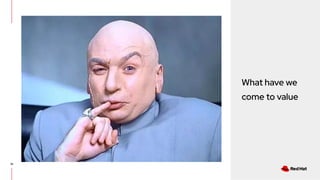 18
What have we
come to value
 