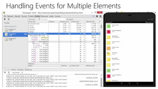 Handling Events for Multiple Elements
 