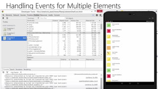 Handling Events for Multiple Elements
 