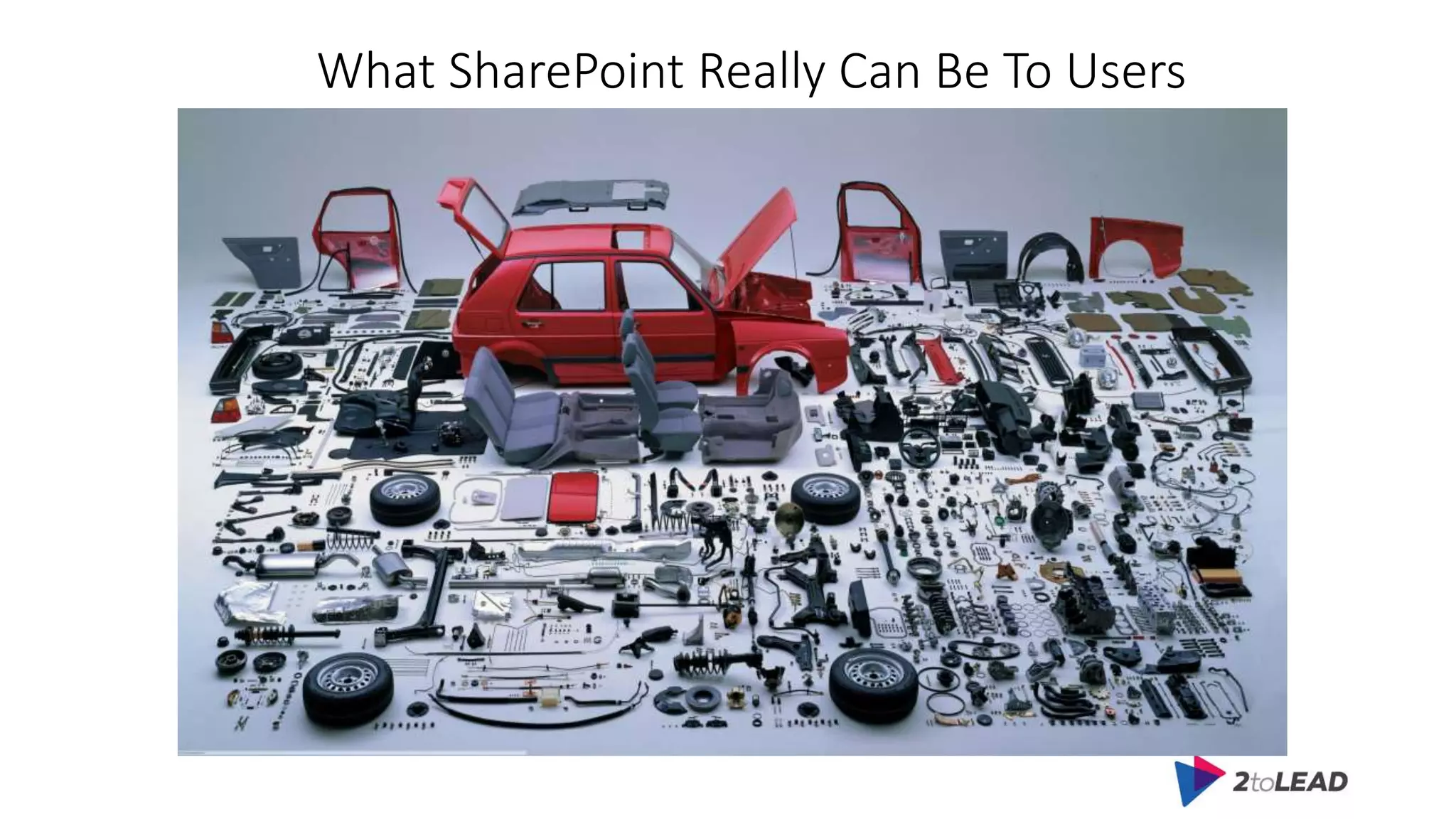 What SharePoint Really Can Be To Users
 