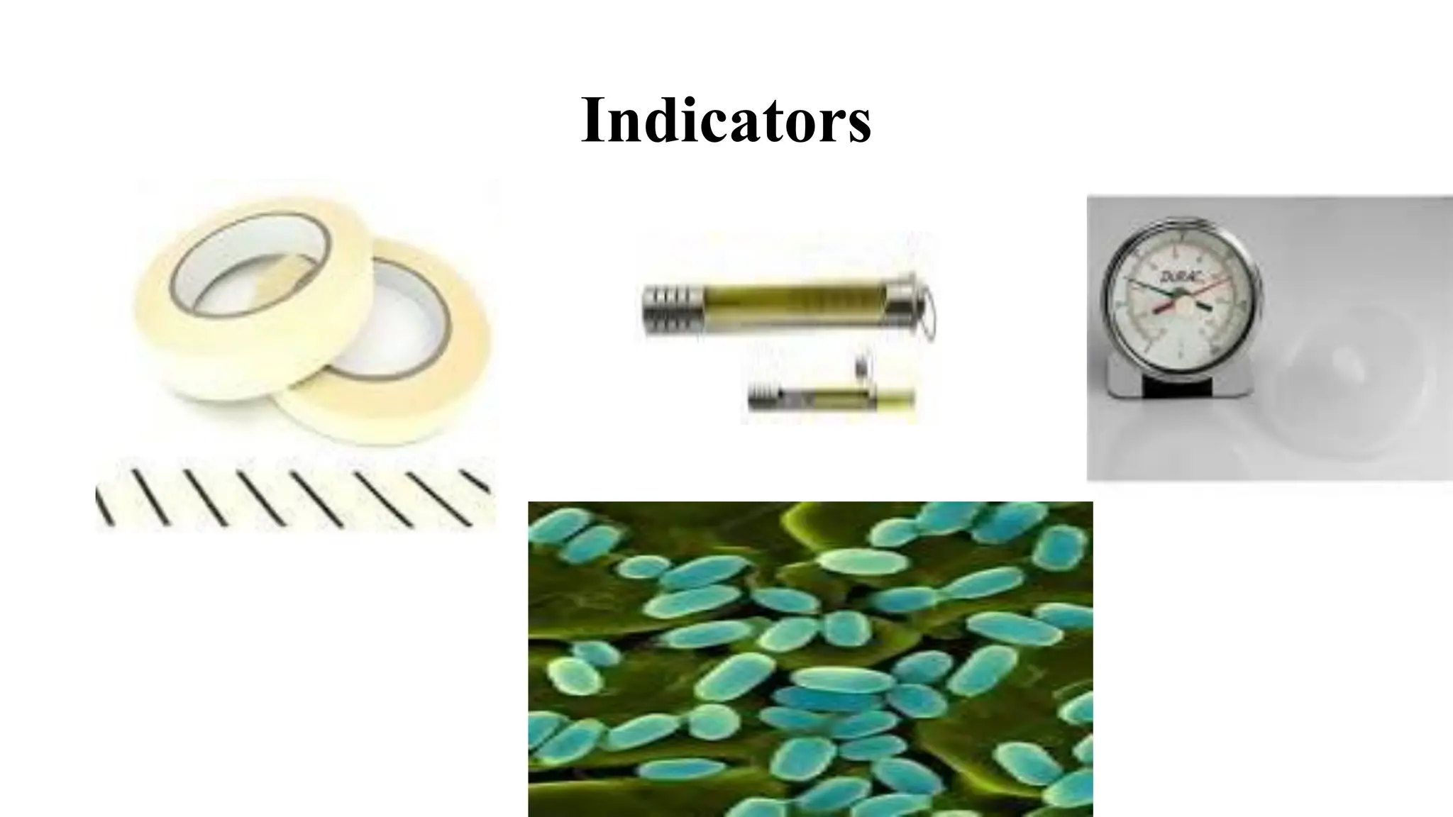Indicators
 