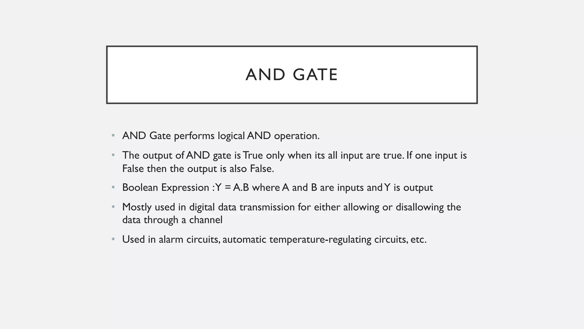 Practical Uses of Logic Gates | PDF