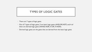 Practical Uses of Logic Gates