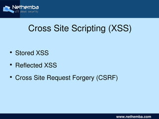 Practical Web Attacks