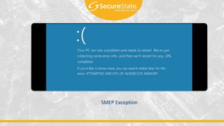 SMEP Exception
 