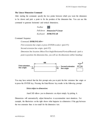 Linear Command Surface Practical work 5 | DOCX