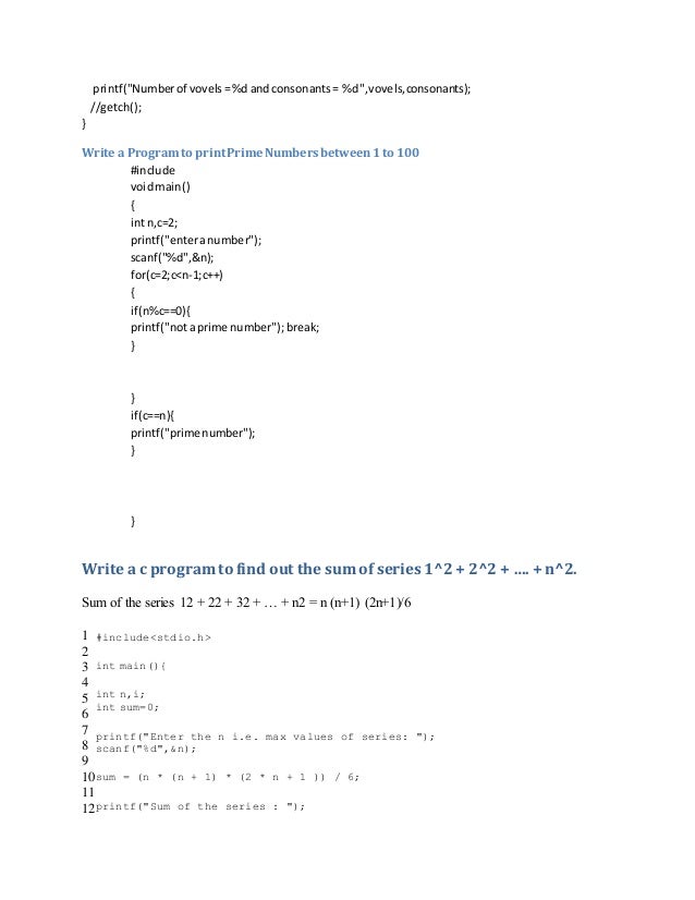 Write a c program to find prime numbers