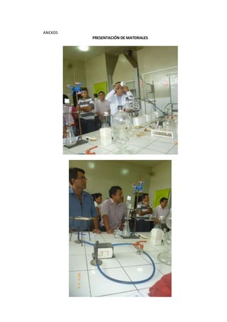 ANEXOS
PRESENTACIÓN DE MATERIALES
 