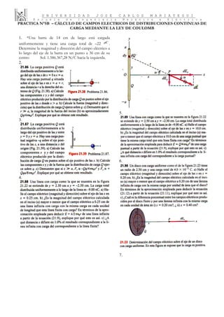 Practica n°5  –  campos electricos de distribuciones continuas de carga  a   fisica iii-2011 -sr