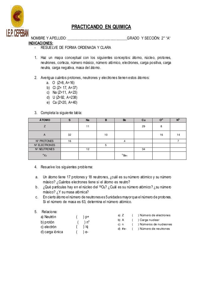 Practicando En Quimica 2