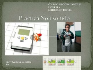 COLEGIO NACIONAL NICOLAS
ESGUERRA
EDIFICAMOS FUTURO
Harry Sandoval González
801
 