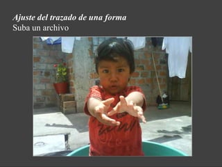 Ajuste del trazado de una forma
Suba un archivo
 