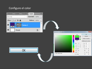 Configure el color
 