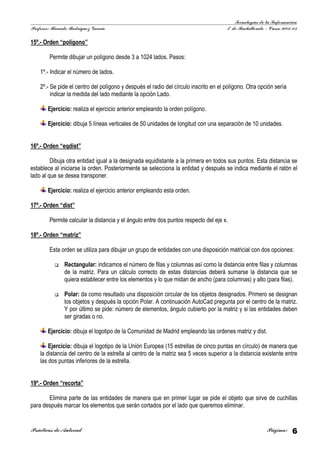 Practicas De  Autocad