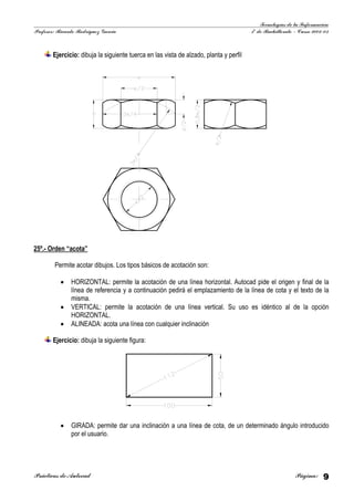 Practicas De  Autocad