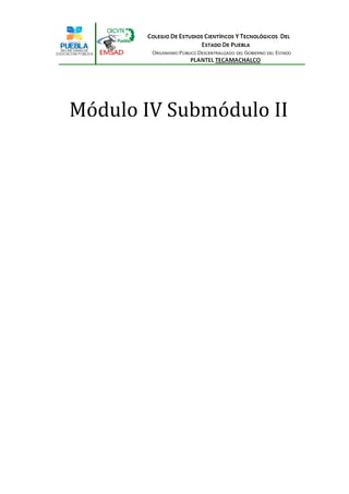 Módulo IV Submódulo II
 
