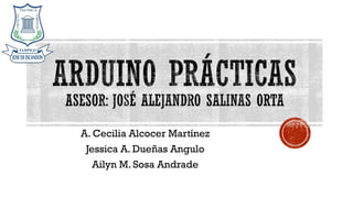 A. Cecilia Alcocer Martínez
Jessica A. Dueñas Angulo
Ailyn M. Sosa Andrade
 