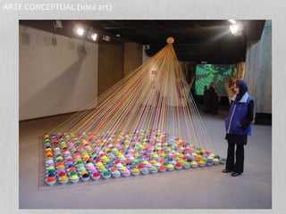 ARTE CONCEPTUAL (Idea art) 
 