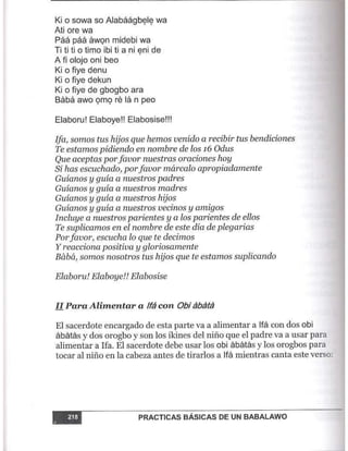 Practicas basicas de um babalawo 03