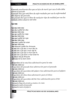 Practicas basicas de um babalawo 03