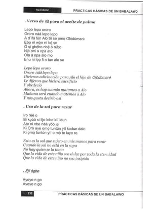 Practicas basicas de um babalawo 03