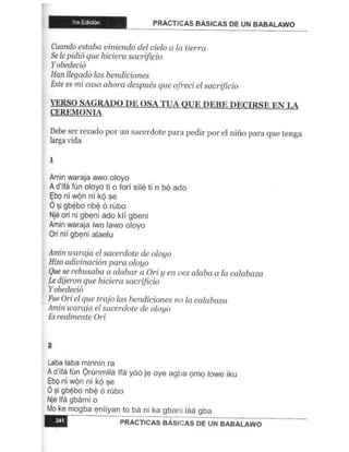 Practicas basicas de um babalawo 03