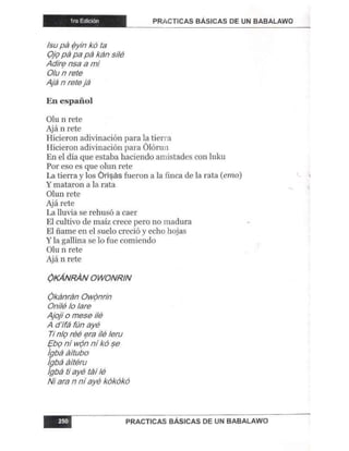 Practicas basicas de um babalawo 03
