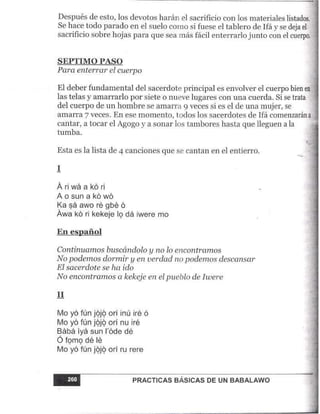 Practicas basicas de um babalawo 03