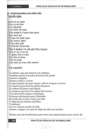 Practicas basicas de um babalawo 05