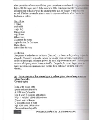 Practicas basicas de um babalawo 05