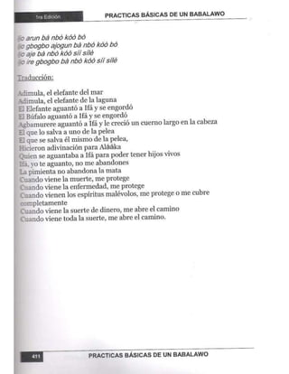 Practicas basicas de um babalawo 05