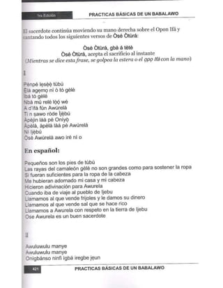 Practicas basicas de um babalawo 05