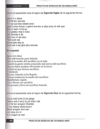 Practicas basicas de um babalawo 05